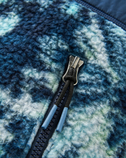 Fairbanks Recycled Sherpa Gilet - Frost Rich Navy - Flatlay