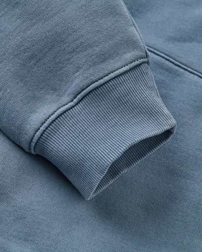Boundless Relaxed Fit Hoodie - Stormy Blue - Flatlay