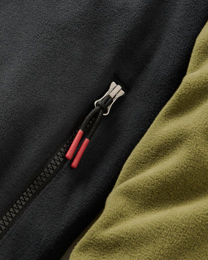 Set Off Polartec® 1/4 Zip Fleece - Khaki - Flatlay