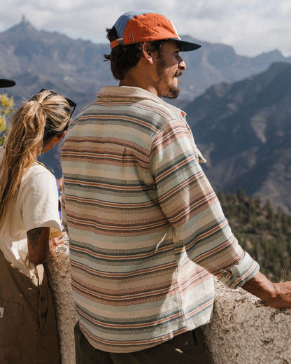 Island Heavy Twill Shirt - Birch Beach Stripe - Lifestyle