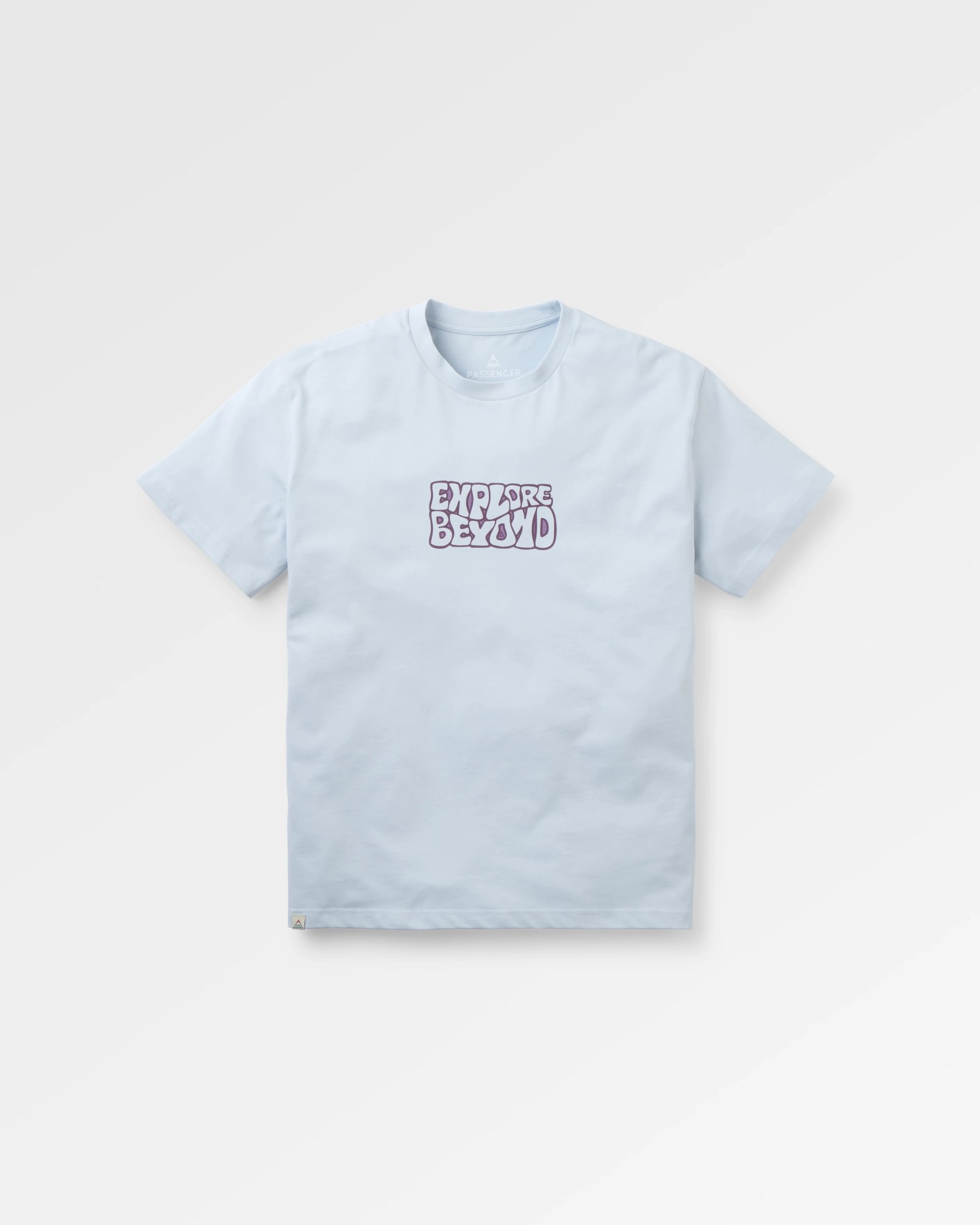 Beyond Relaxed Fit T-Shirt - Grey Blue - Flatlay