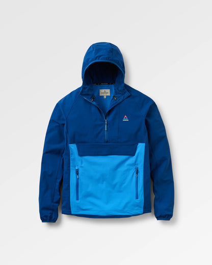 Roamer Light Softshell Anorak - Blue Navy/Marine Blue - Flatlay