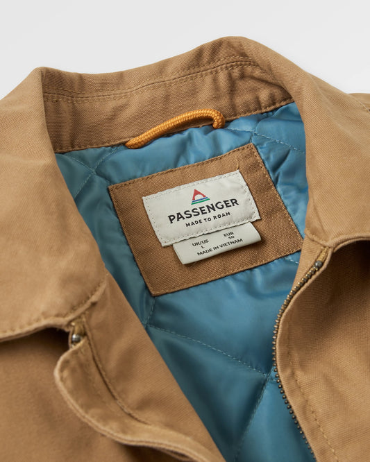 Taylor Quilted Jacket - Toffee - Flatlay