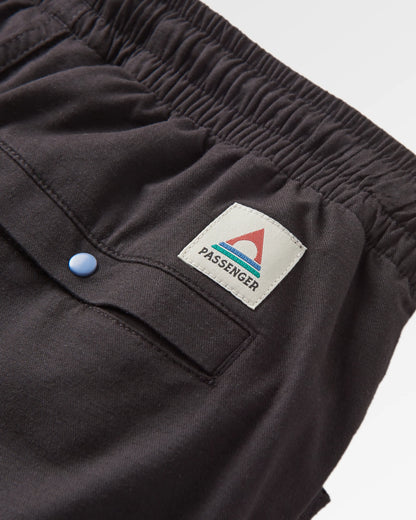 Hydrilla Organic Cotton Trouser - Black - Flatlay