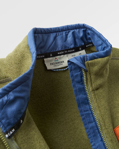 Hudson Recycled Polartec® Fleece - Khaki - Flatlay