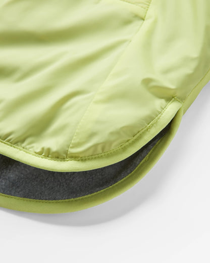 Moonlight Recycled Insulated Anorak - Lime Juice - Flatlay