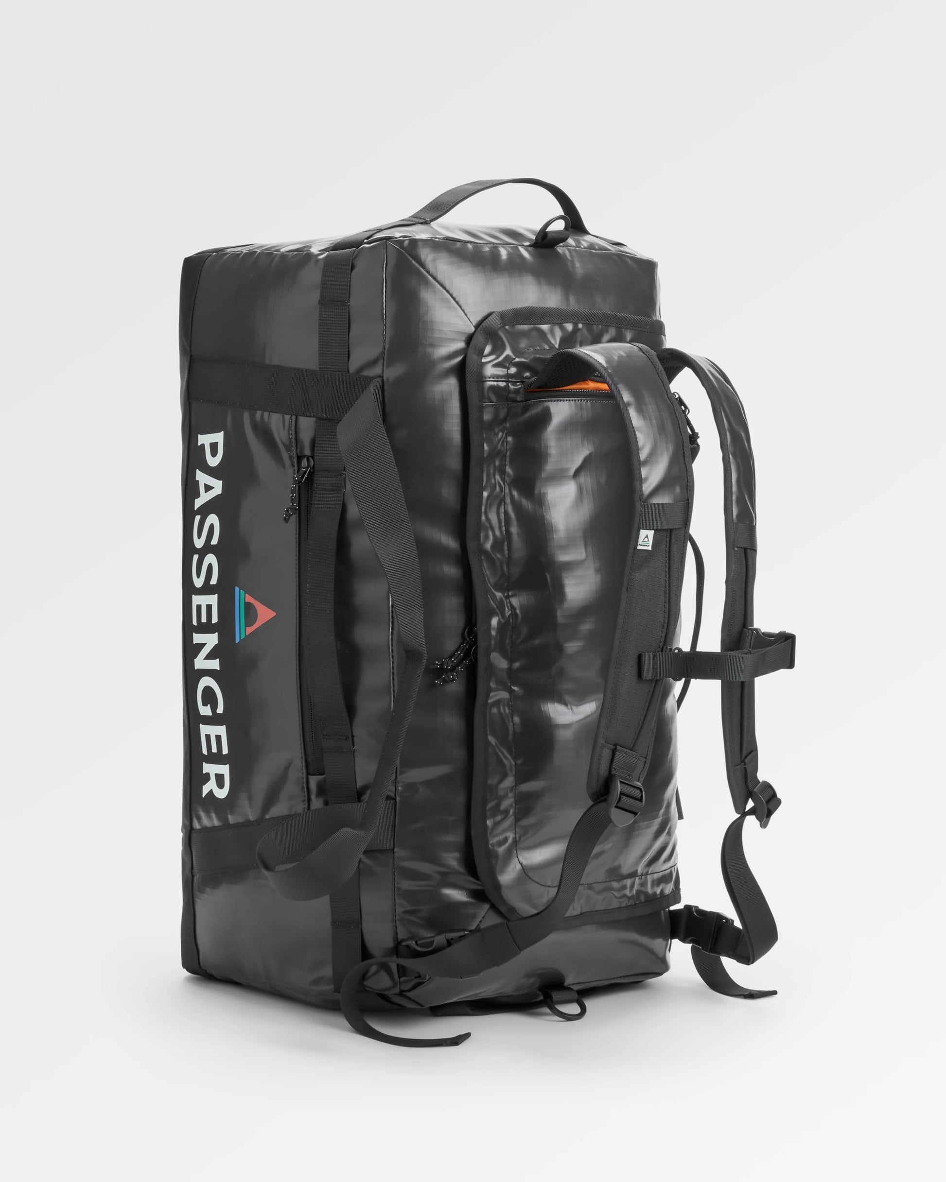 Roamer Recycled 60L Duffel Bag - Phantom Black - Flatlay