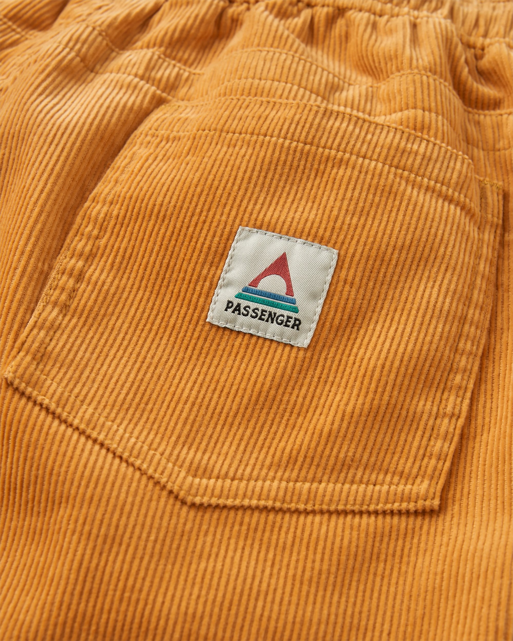 Drifter Cord Short - Spruce Yellow - Flatlay