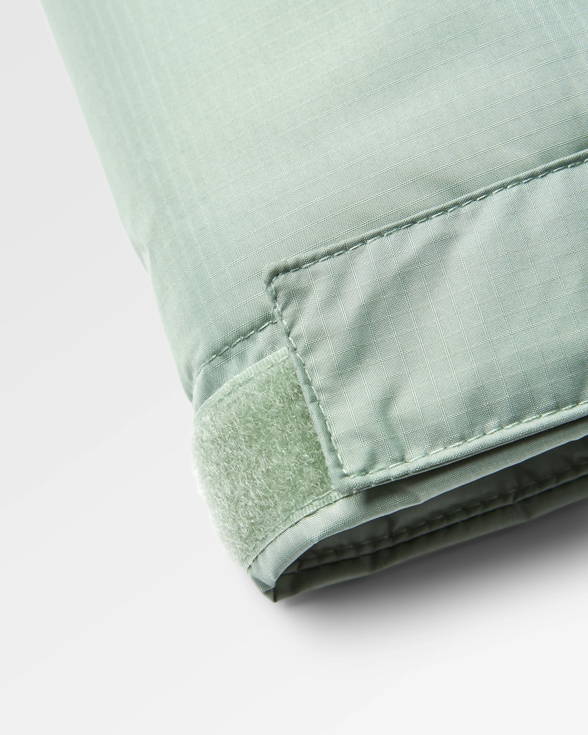 Escapism Recycled Sherpa Lined Changing Robe - Pistachio - Flatlay