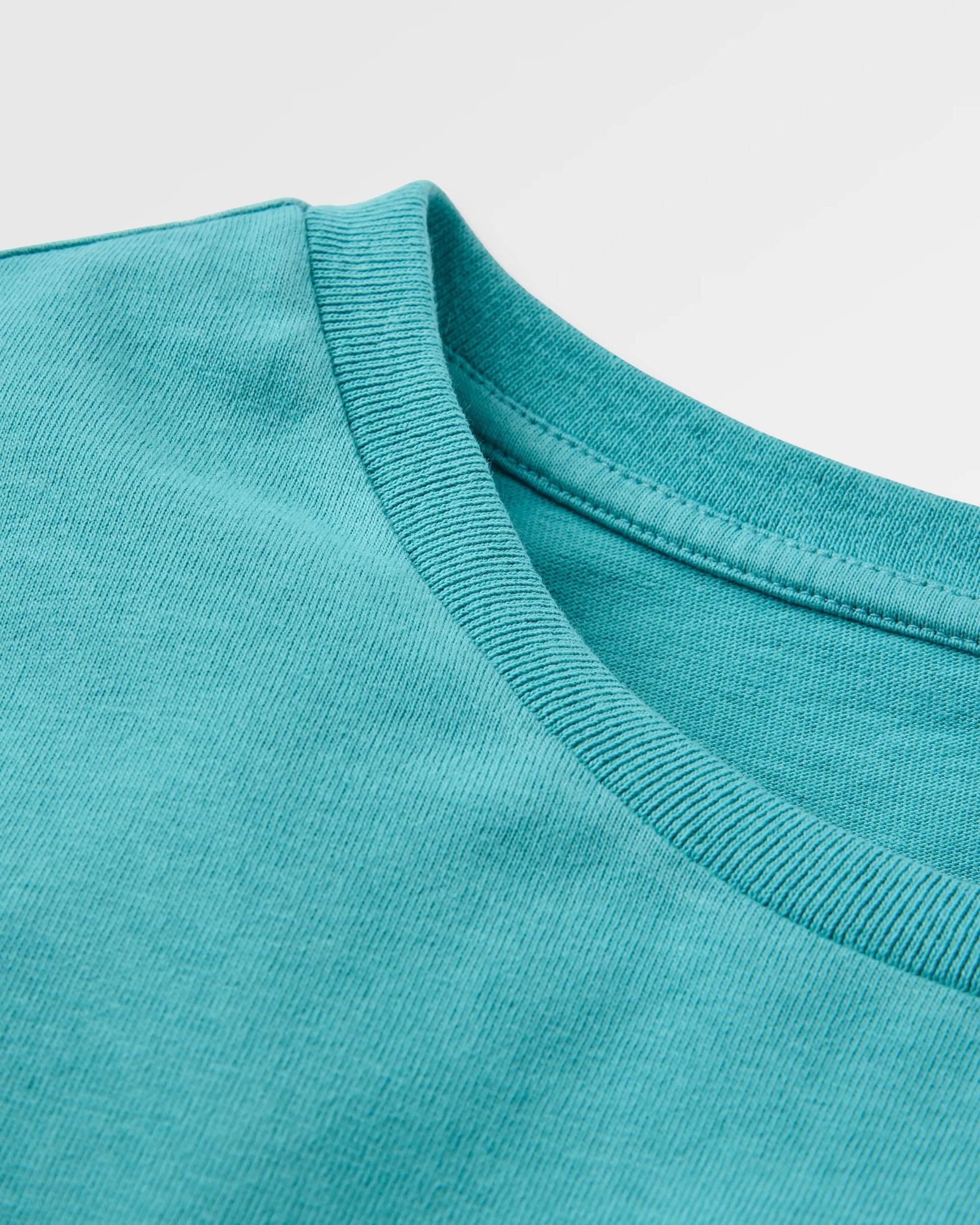 Classic Logo T-Shirt - Ocean Teal - Flatlay
