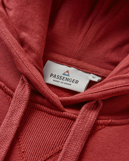 Made To Roam Hoodie - Forest Berry - Flatlay