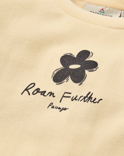 Roam Further Sweatshirt - Birch - Flatlay