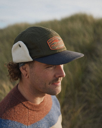Nightfall Recycled Polar Fleece Lined Hat - Dusty Olive - Lifestyle - Male