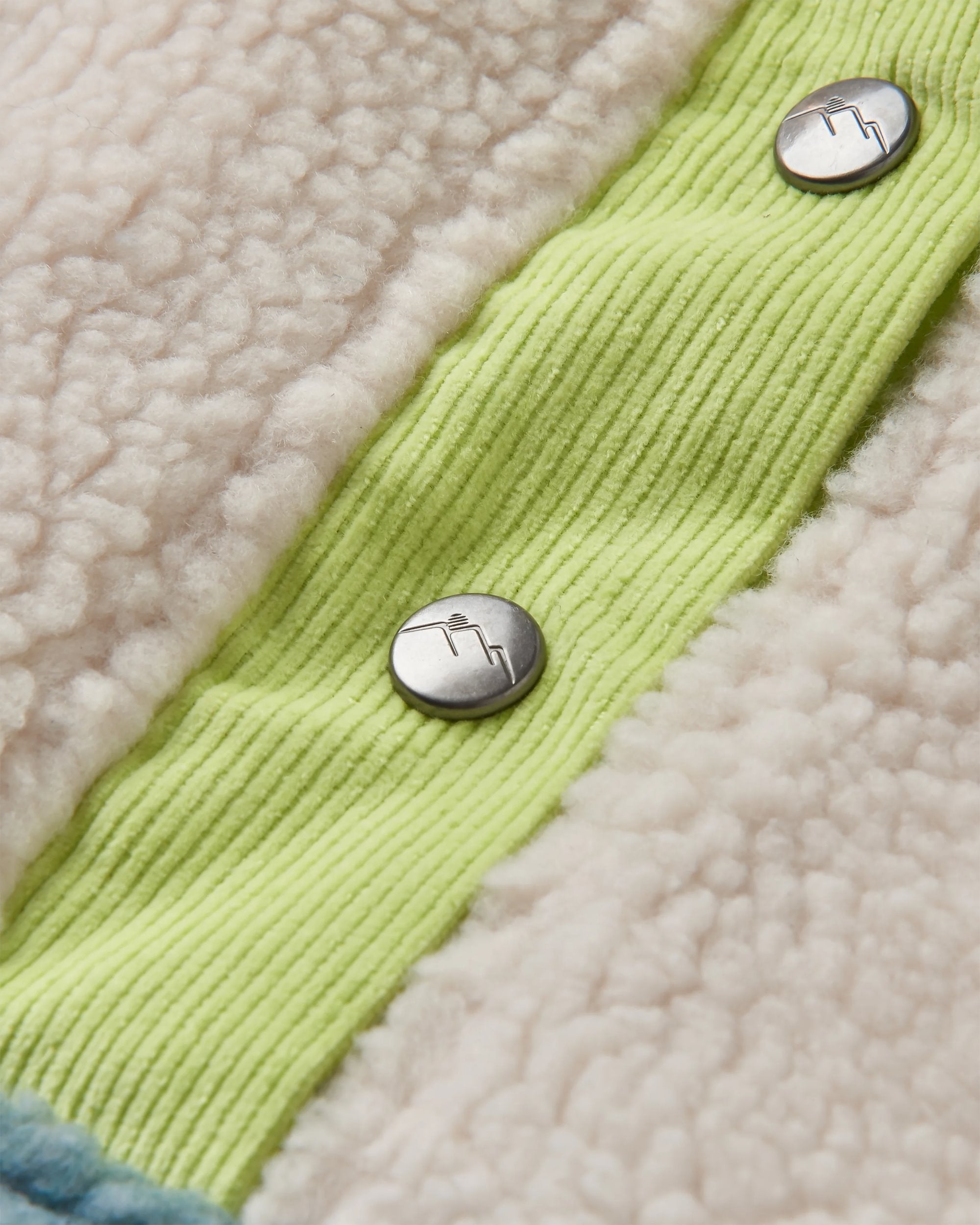 Create Recycled Deep-Pile Sherpa Fleece - Arctic - Flatlay