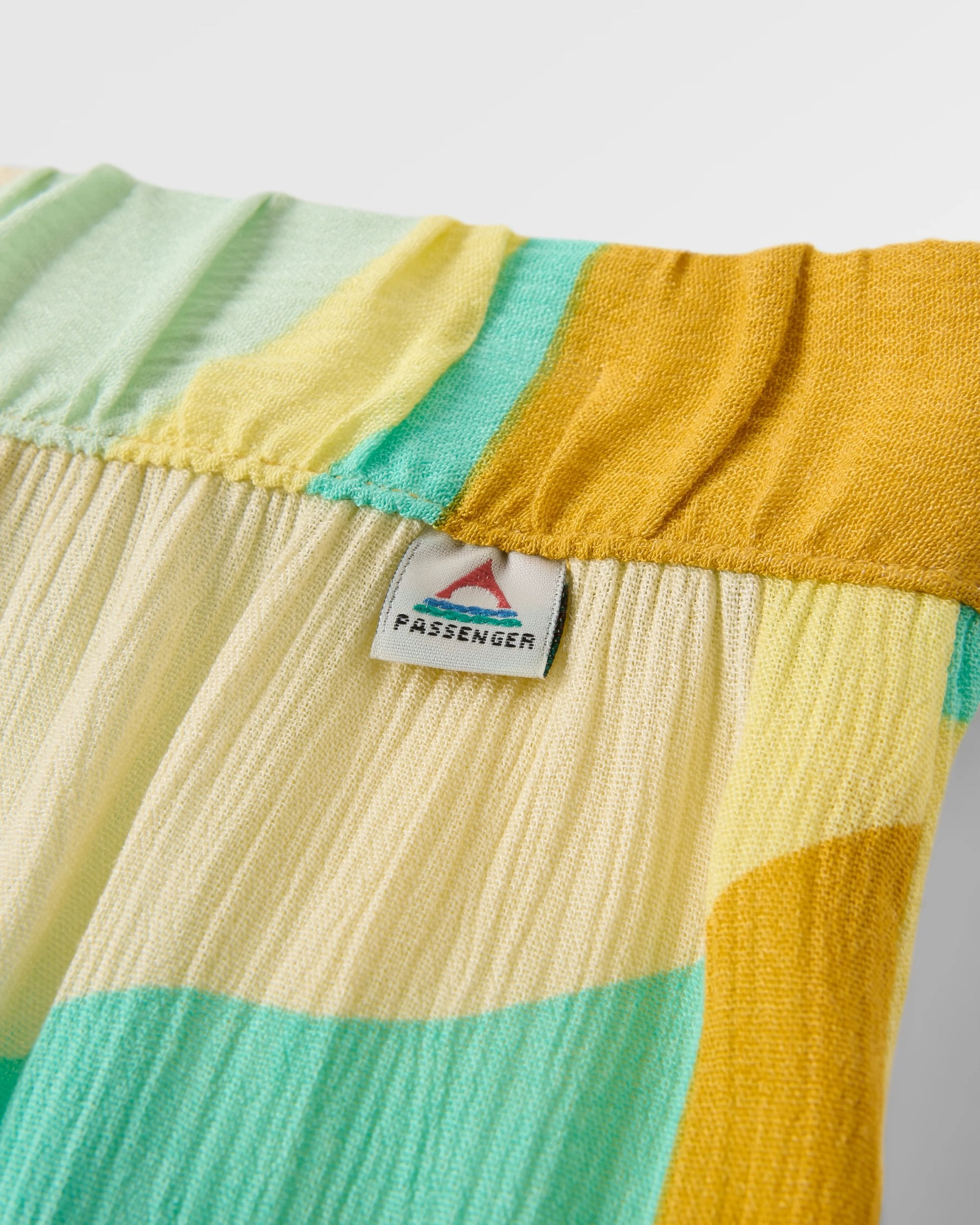 Hannah Skirt - Vista Patchwork Yellow - Flatlay