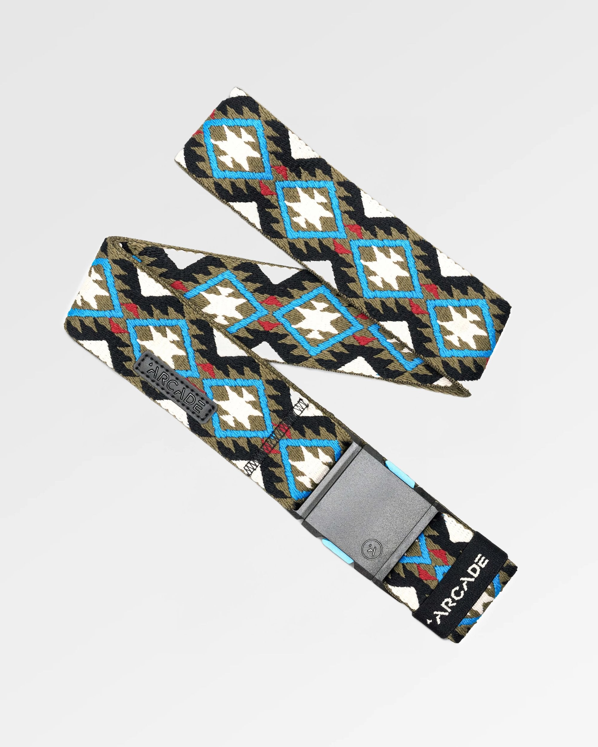 Arcade Belt Twilight - Oat / Turquoise - Flatlay