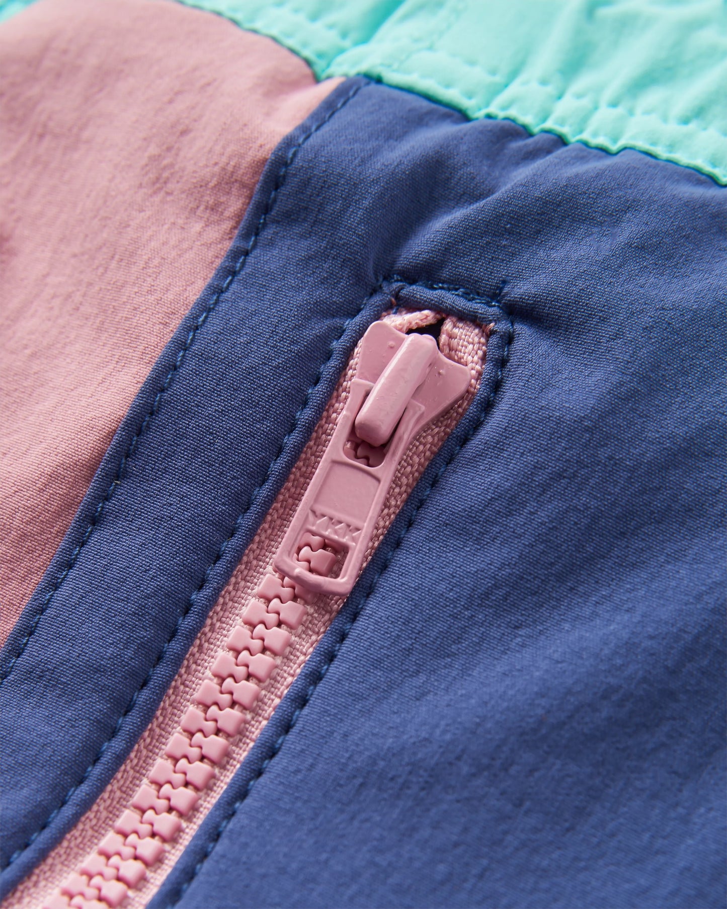 Way Out Short - Pink Haze/Dark Denim - Flatlay