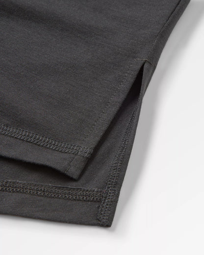 Aurora Recycled Active T-Shirt - Black - Flatlay