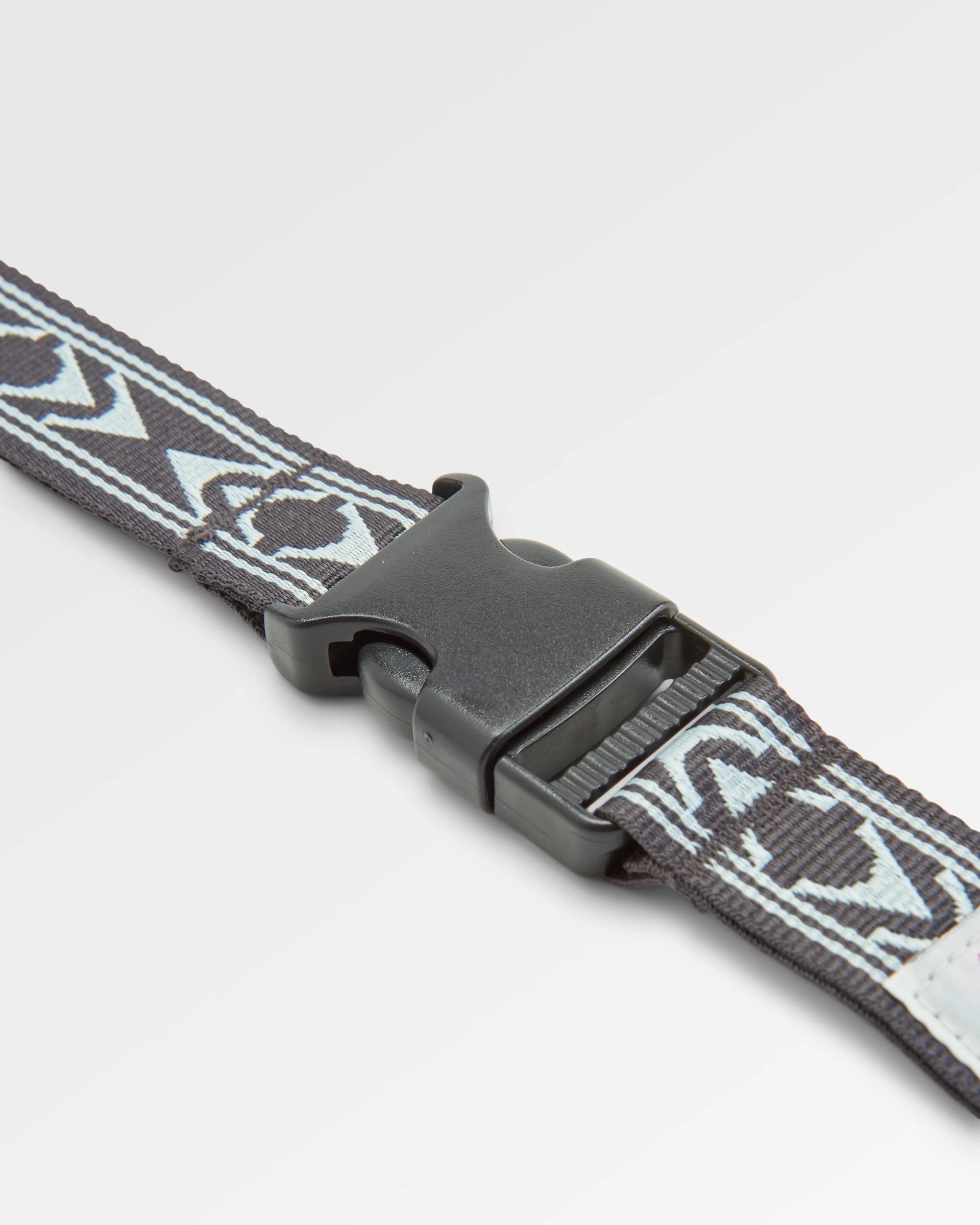 Travel Lanyard - Stepping Stone - Surf Spray/Charcoal - Flatlay