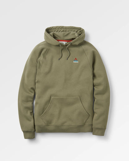 Vita Organic Cotton Hoodie - Dusty Olive - Flatlay