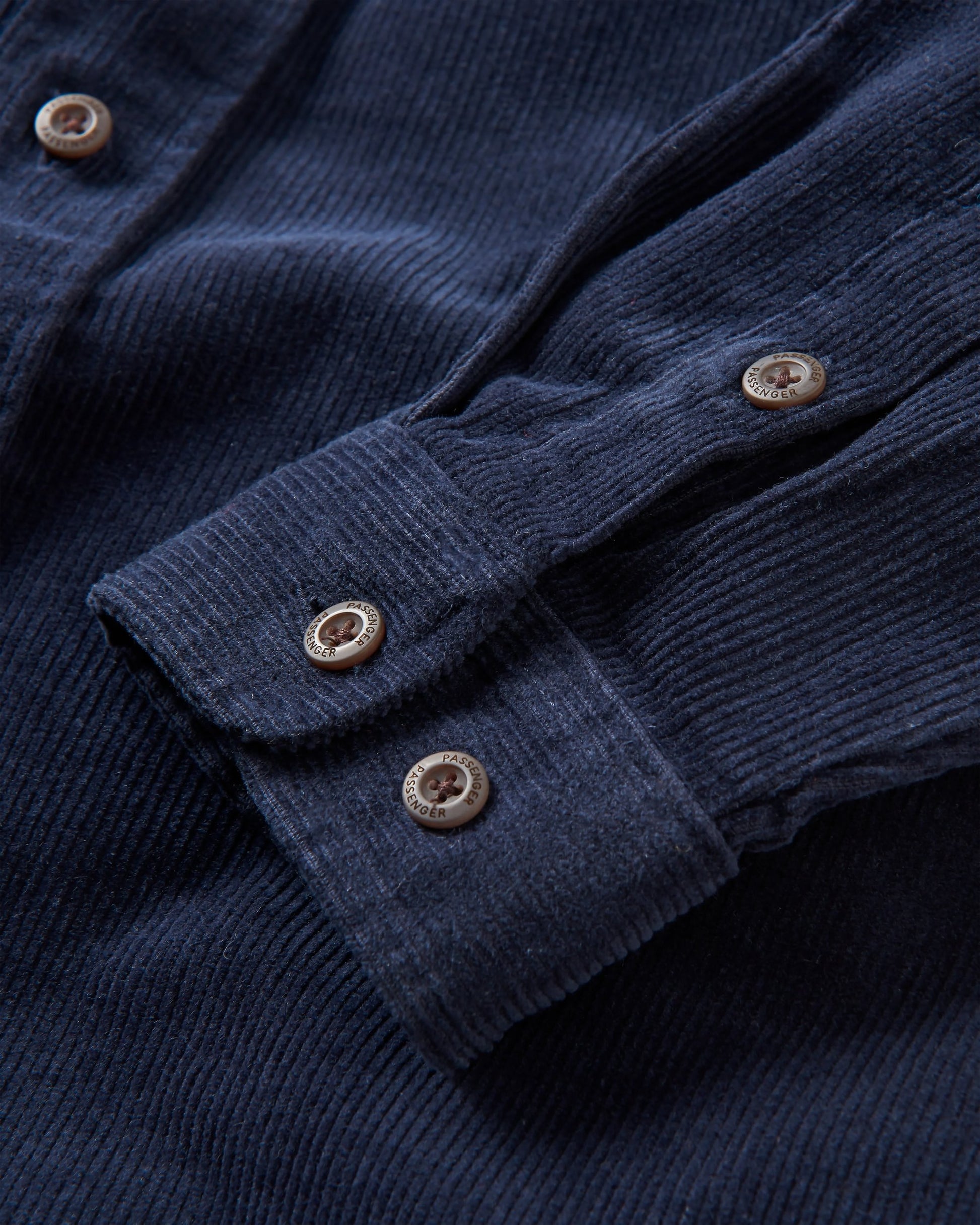 Backcountry Cord Shirt - Deep Navy - Flatlay