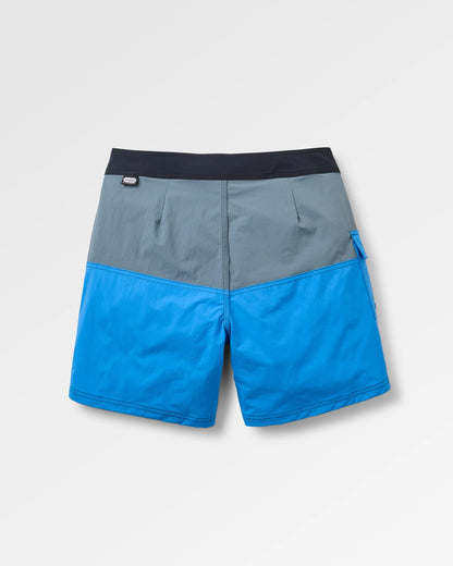 Cutback NetPlus® 17" Boardshort - Storm Grey/Marine Blue - Flatlay