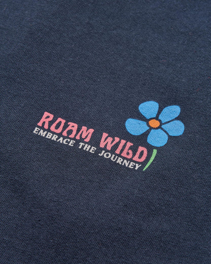 Roam Wild LS T-Shirt - Black - Flatlay