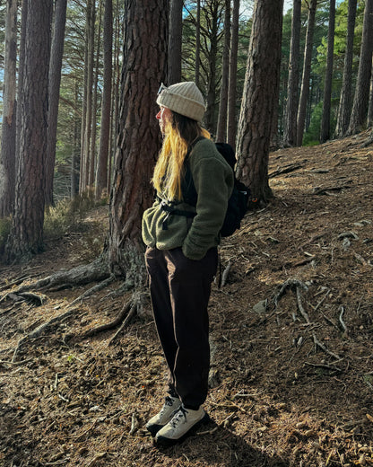 Tawny Deep-Pile Sherpa Fleece - Dusty Olive - 