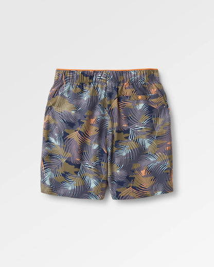 Sandune Recycled Trail Short - Palm Camo Apricot - Flatlay