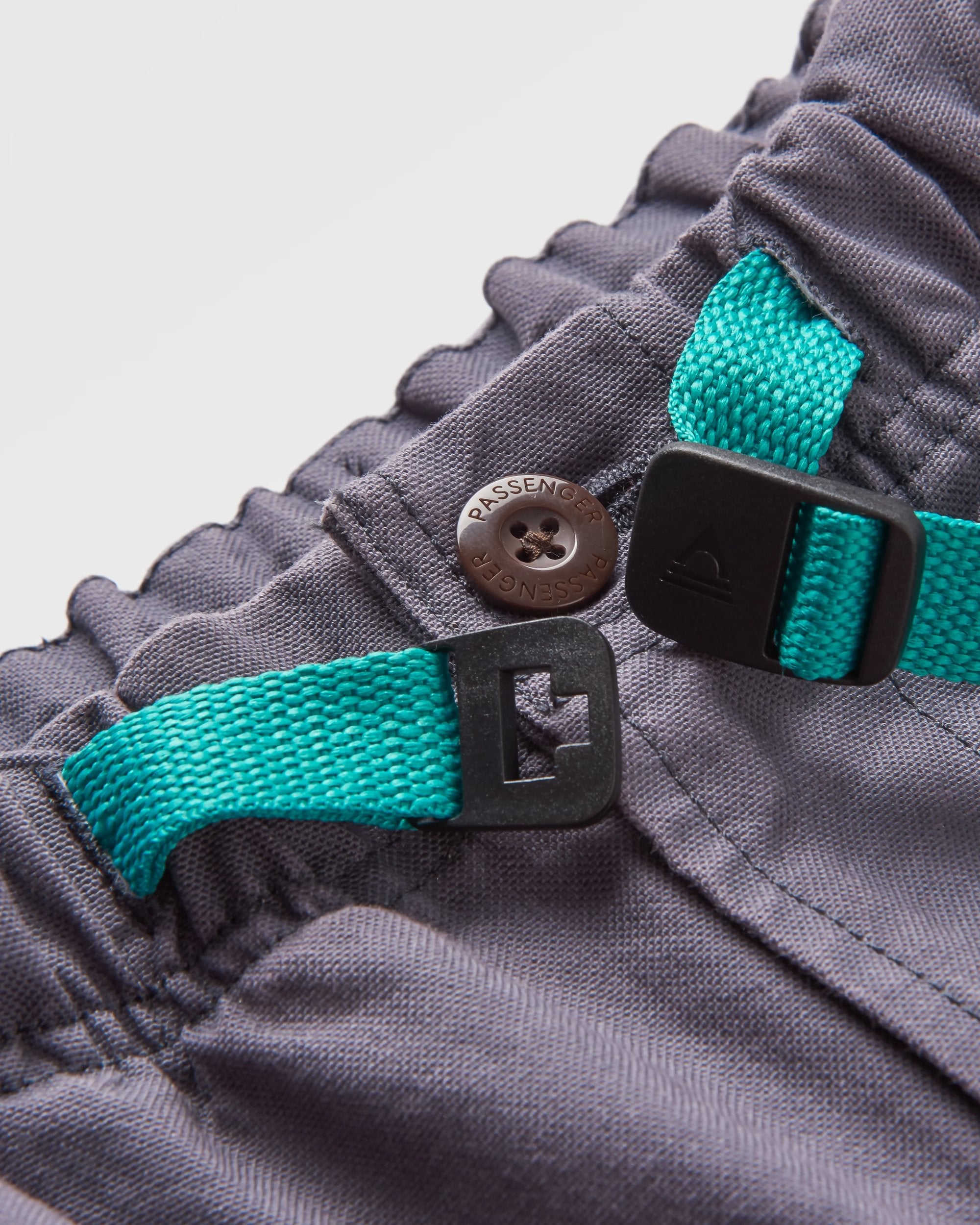 Adventurer Organic Canvas Trouser - Charcoal - Flatlay