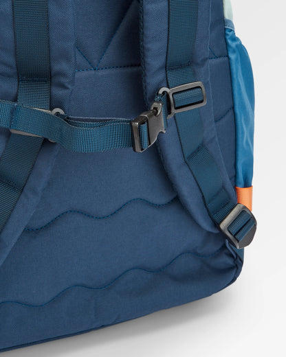 Boondocker Recycled 26L Backpack - Rich Navy/Surf Spray/Moonlight Blue