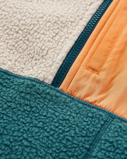 Home Recycled Sherpa Fleece - Mediterranean - Flatlay