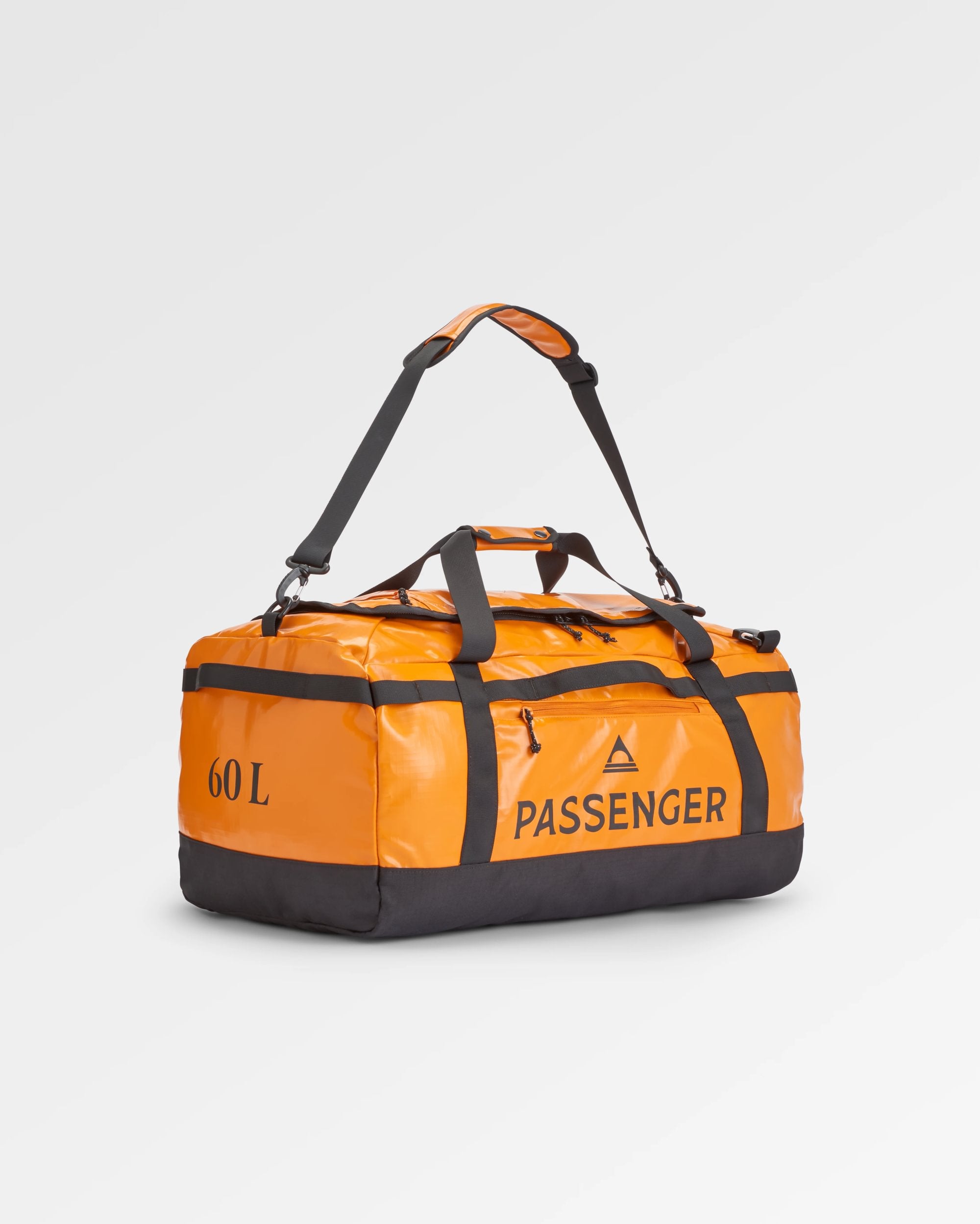 Roamer Recycled 60L Duffel Bag - Sunrise Orange - Flatlay