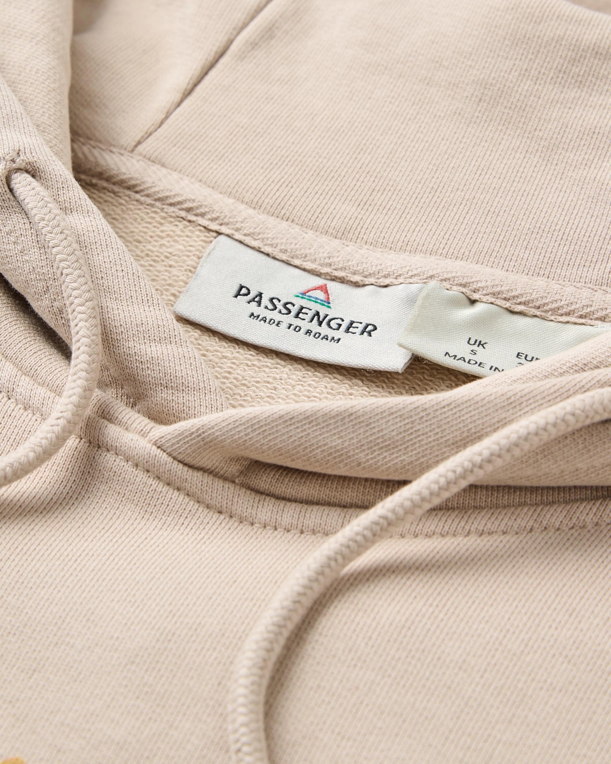 Shutter Recycled Cotton Hoodie - Birch - Flatlay