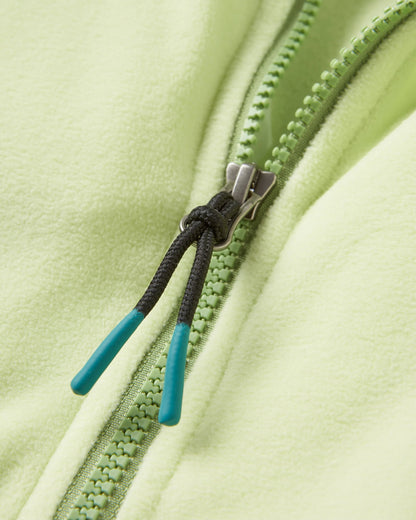 Ayla Recycled Micro Polartec® Fleece - Soft Lime Juice - Flatlay