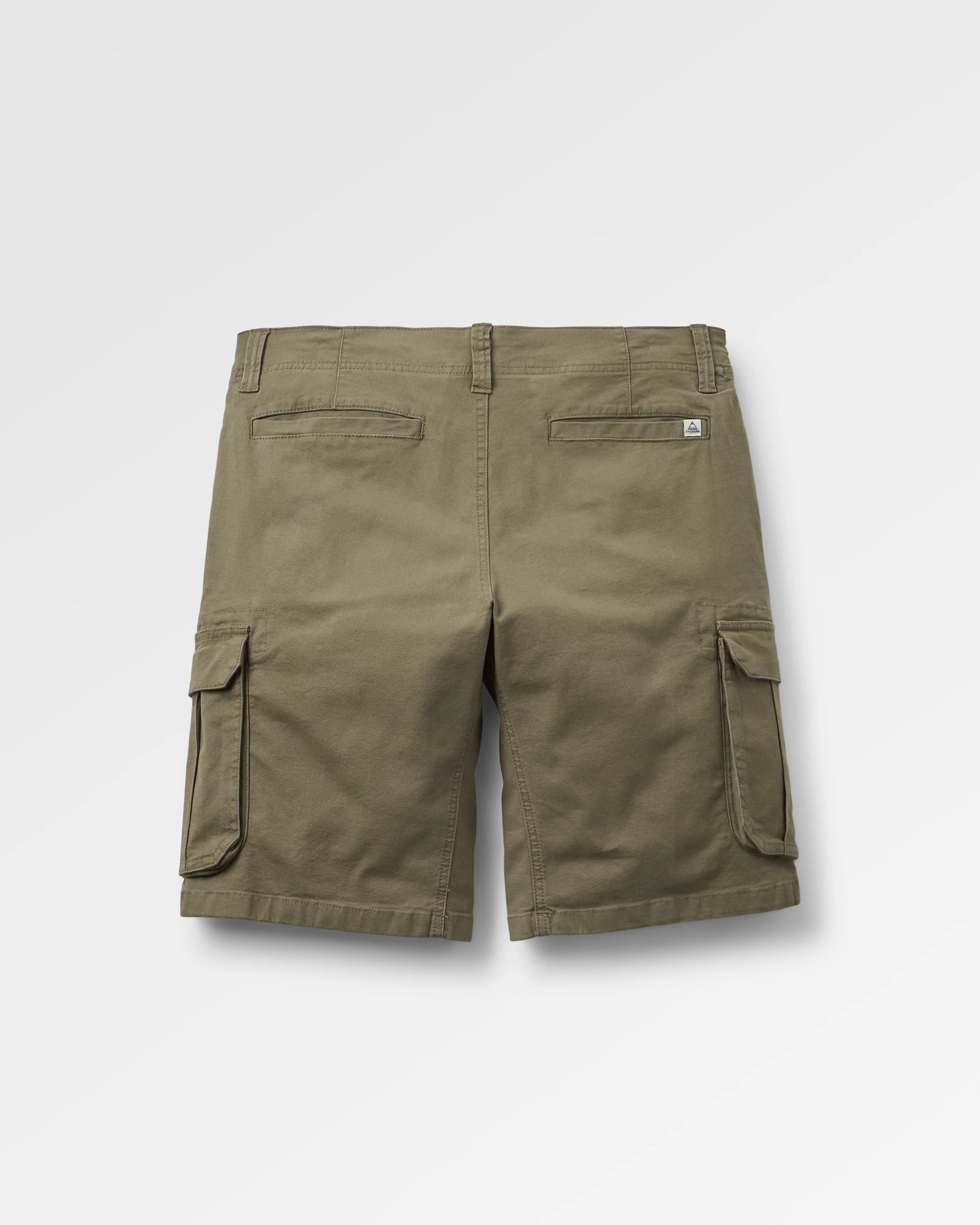 Lakeside Cargo Short - Dusty Olive - Flatlay