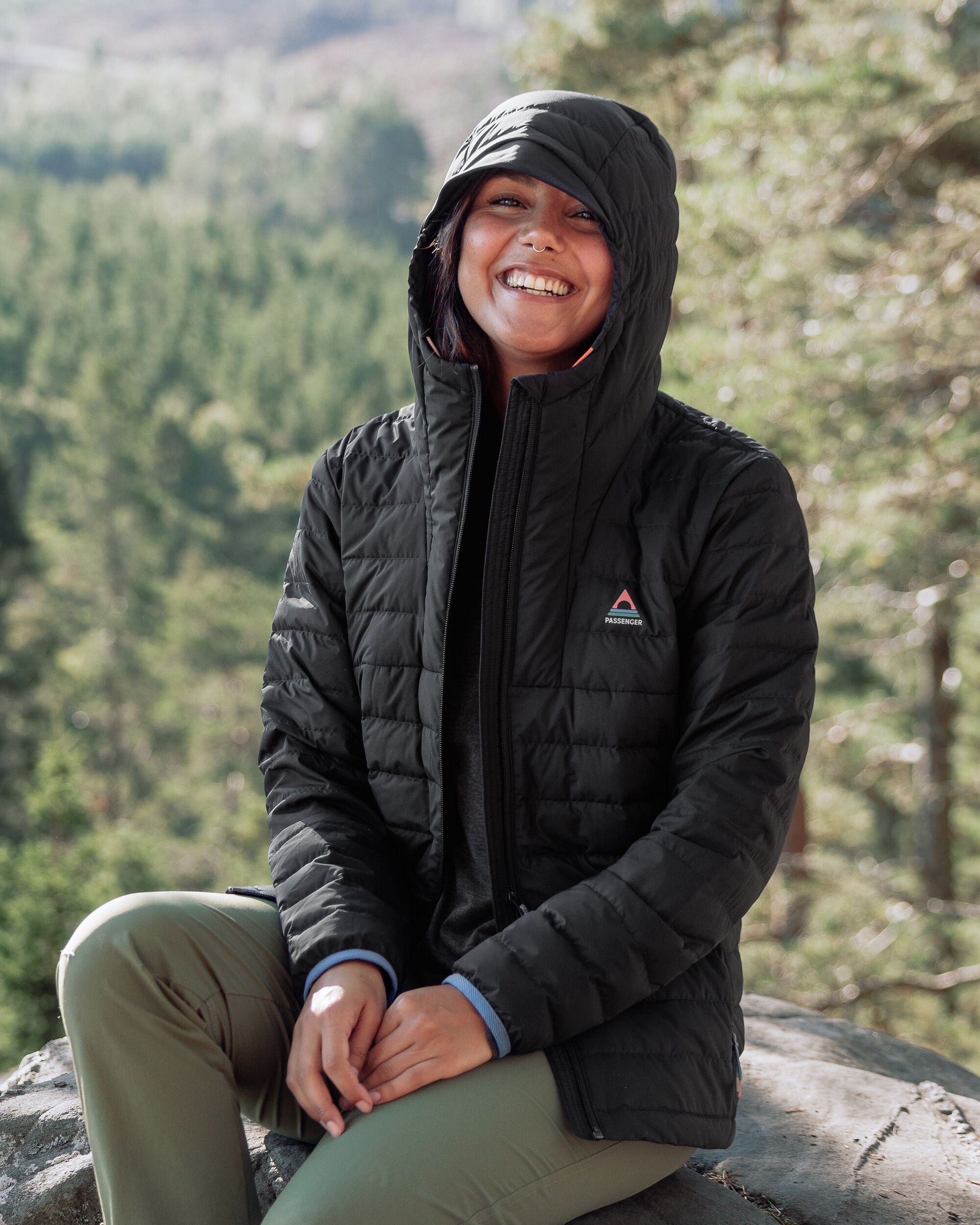 Northstar Down Recycled Jacket - Black - Lifestyle