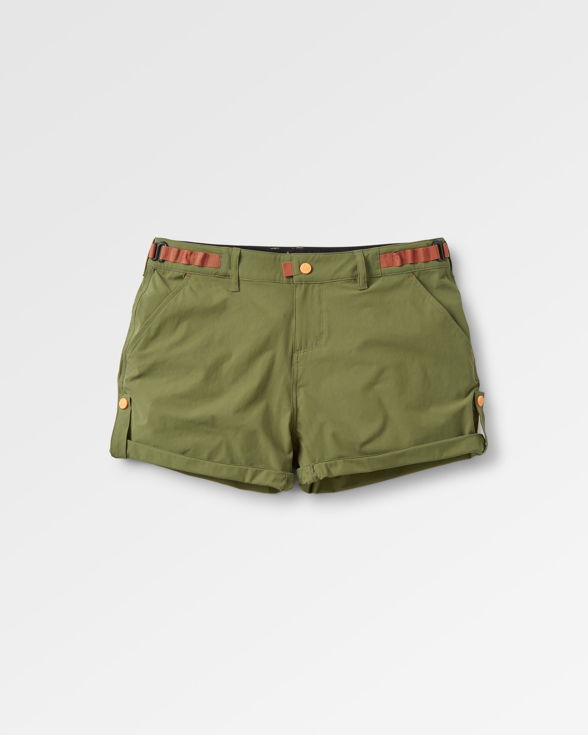 365 Trail Roll Up Short - Khaki - Flatlay