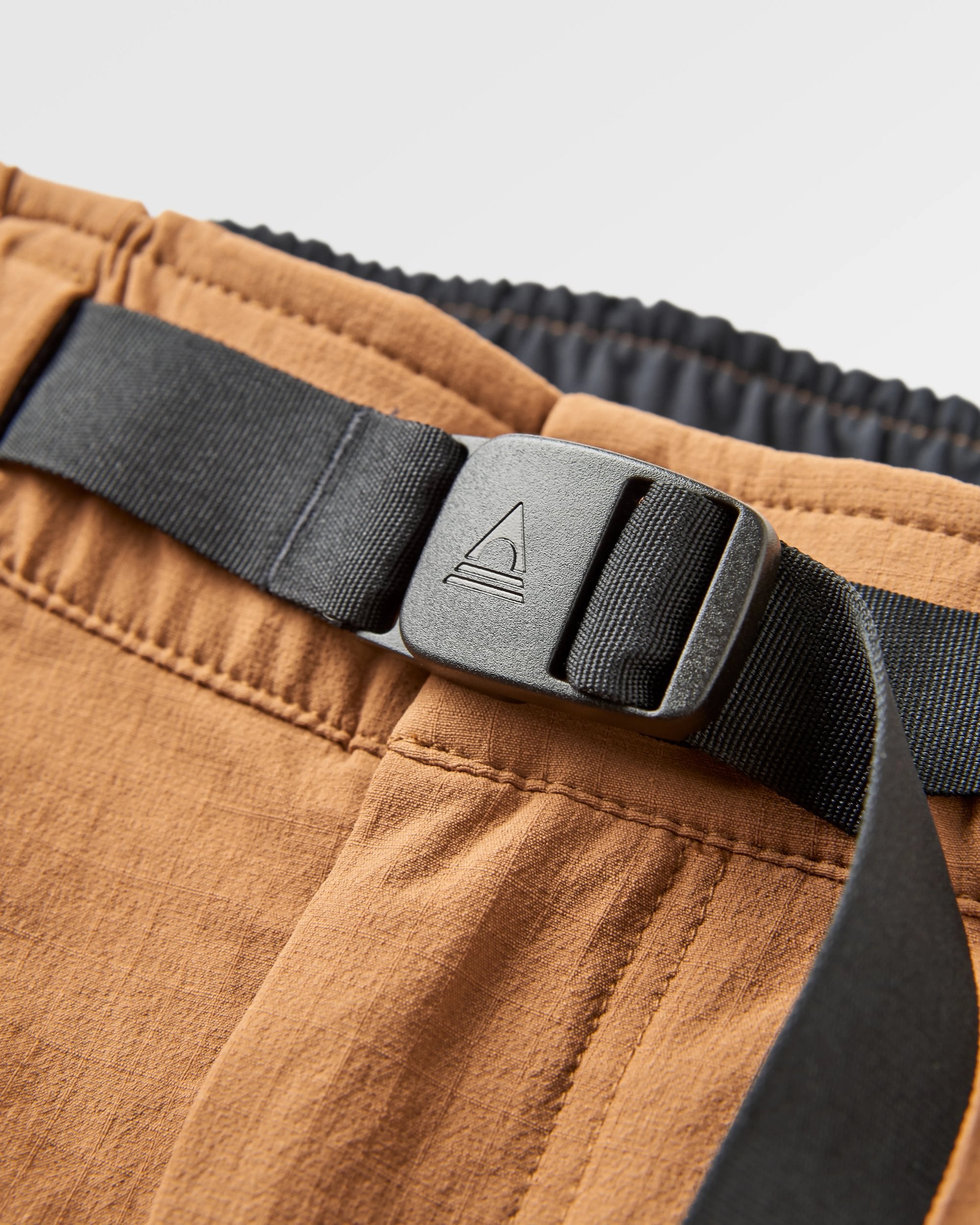 Stride Recycled Active Trail Short - Toffee - Flatlay