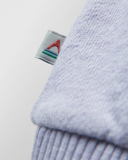 Fade Organic Cotton Sweatshirt - Lilac Mist Marl - Flatlay