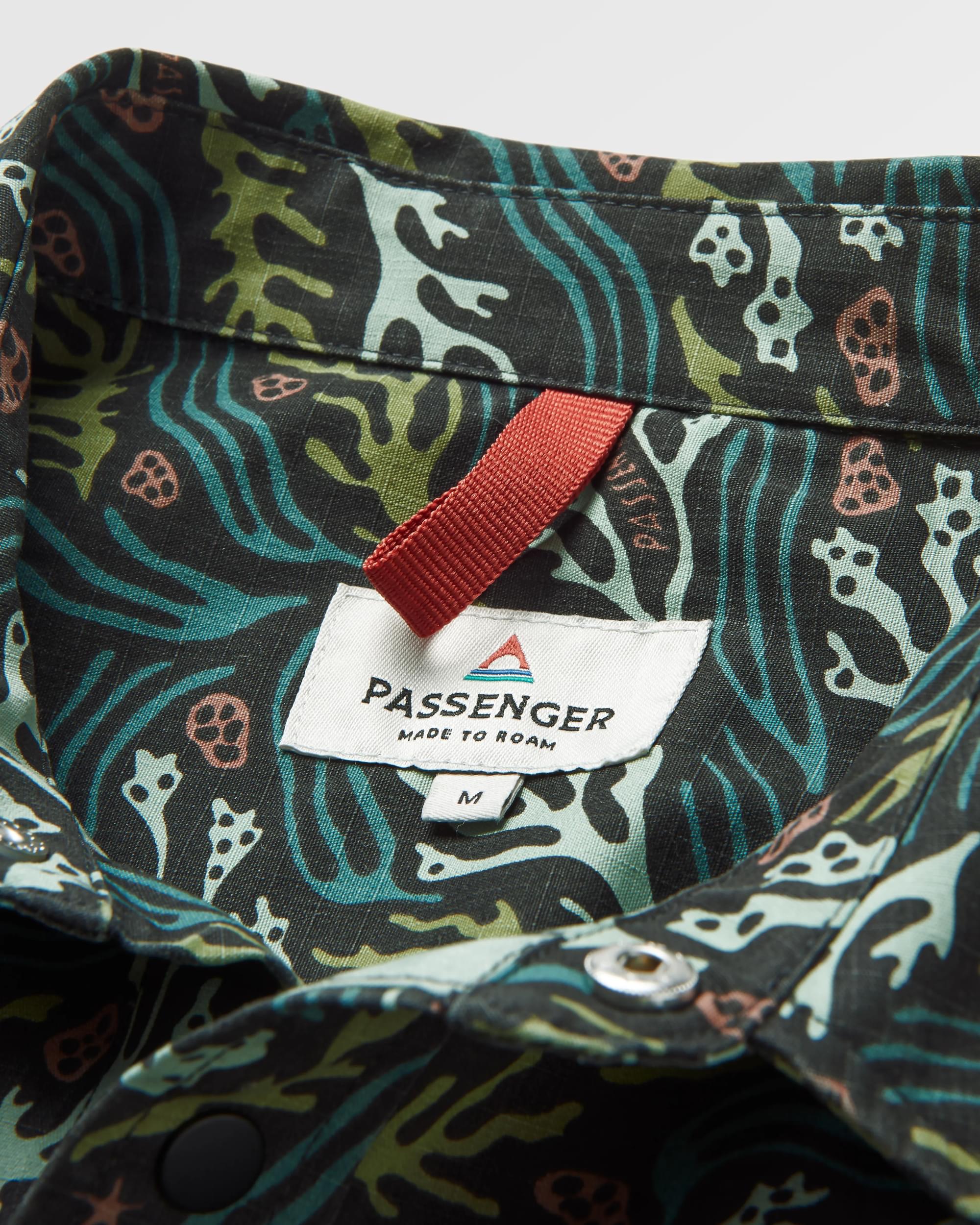 Way Ripstop Short Sleeve Shirt - Ocean Current Black - Flatlay