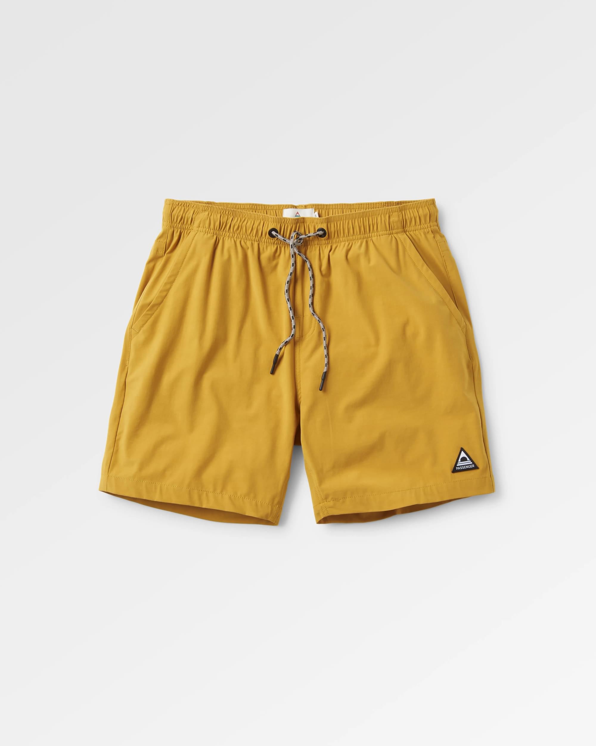 Drifter All Purpose Short - Mustard Gold - Flatlay
