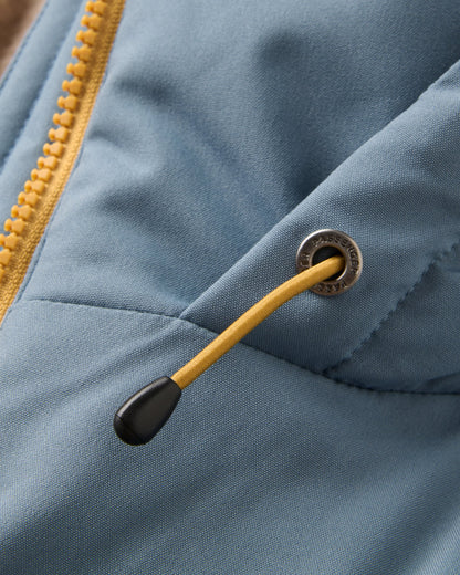 Lumi Colour Block Parka - Dusty Ochre - Flatlay