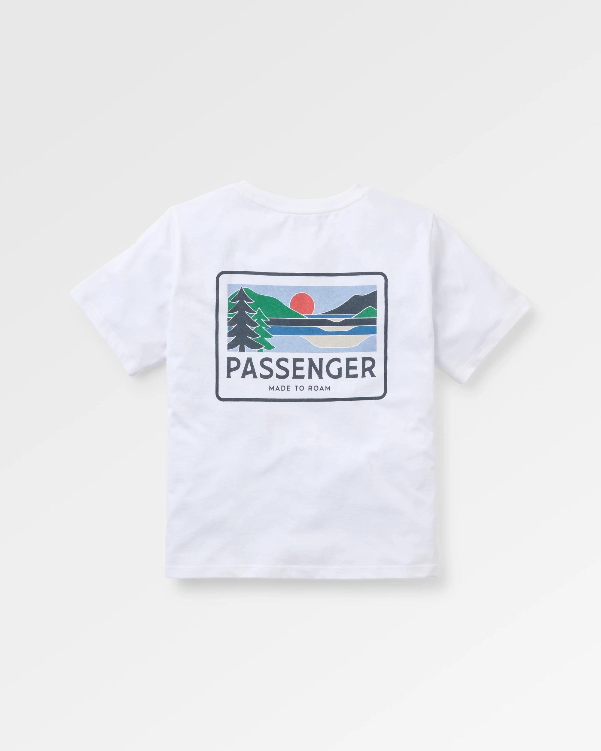 Roamer Women's T-Shirt - White - Flatlay
