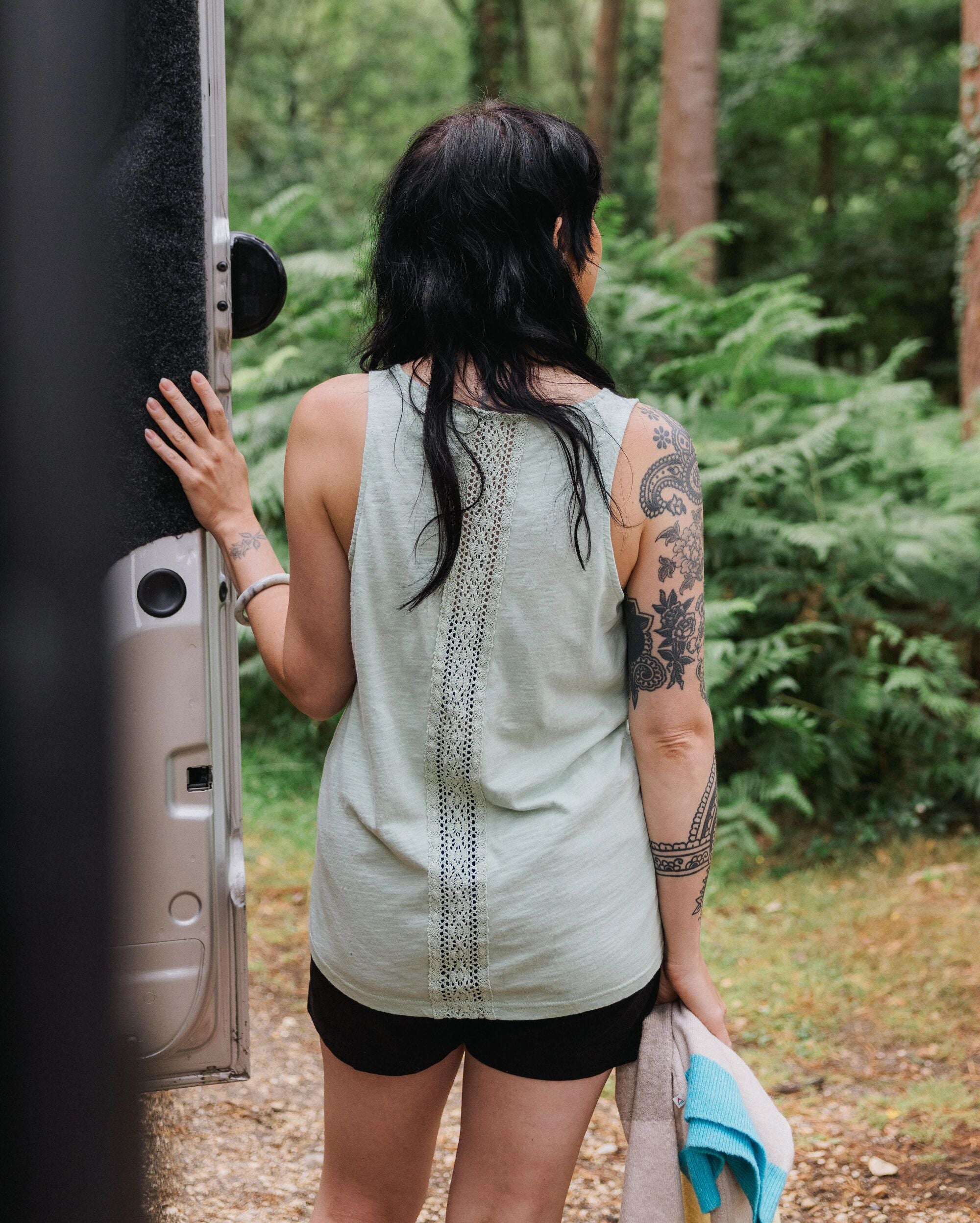 Rivergate Recycled Cotton Top - Spearmint - Lifestyle