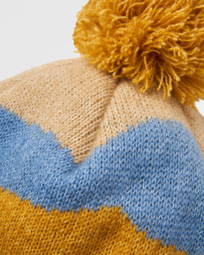 Scenic Bobble Beanie - Scenic Dark Fern - Flatlay