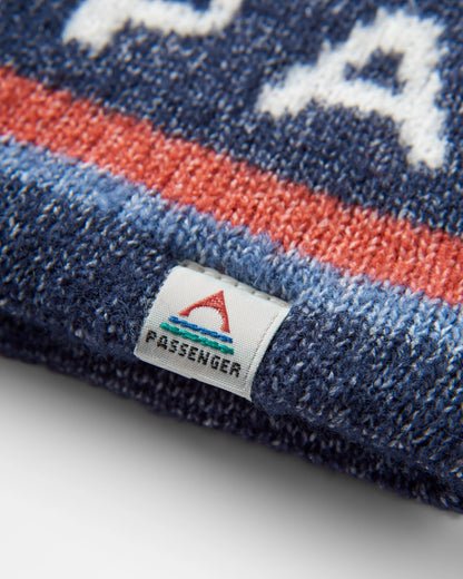 Passenger Recycled Headband - Rich Navy - Flatlay