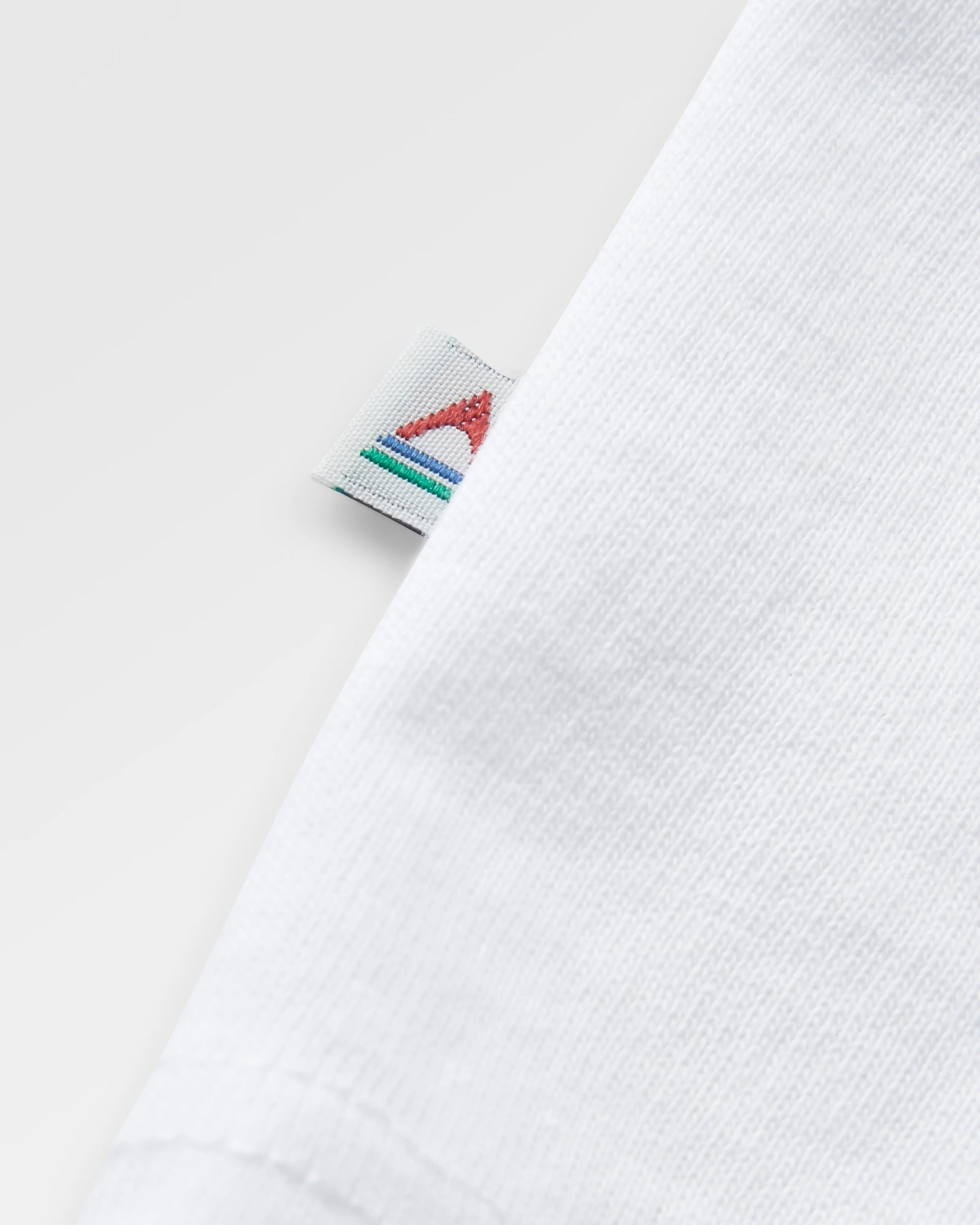 Dune Recycled Cotton Vest - White - Flatlay