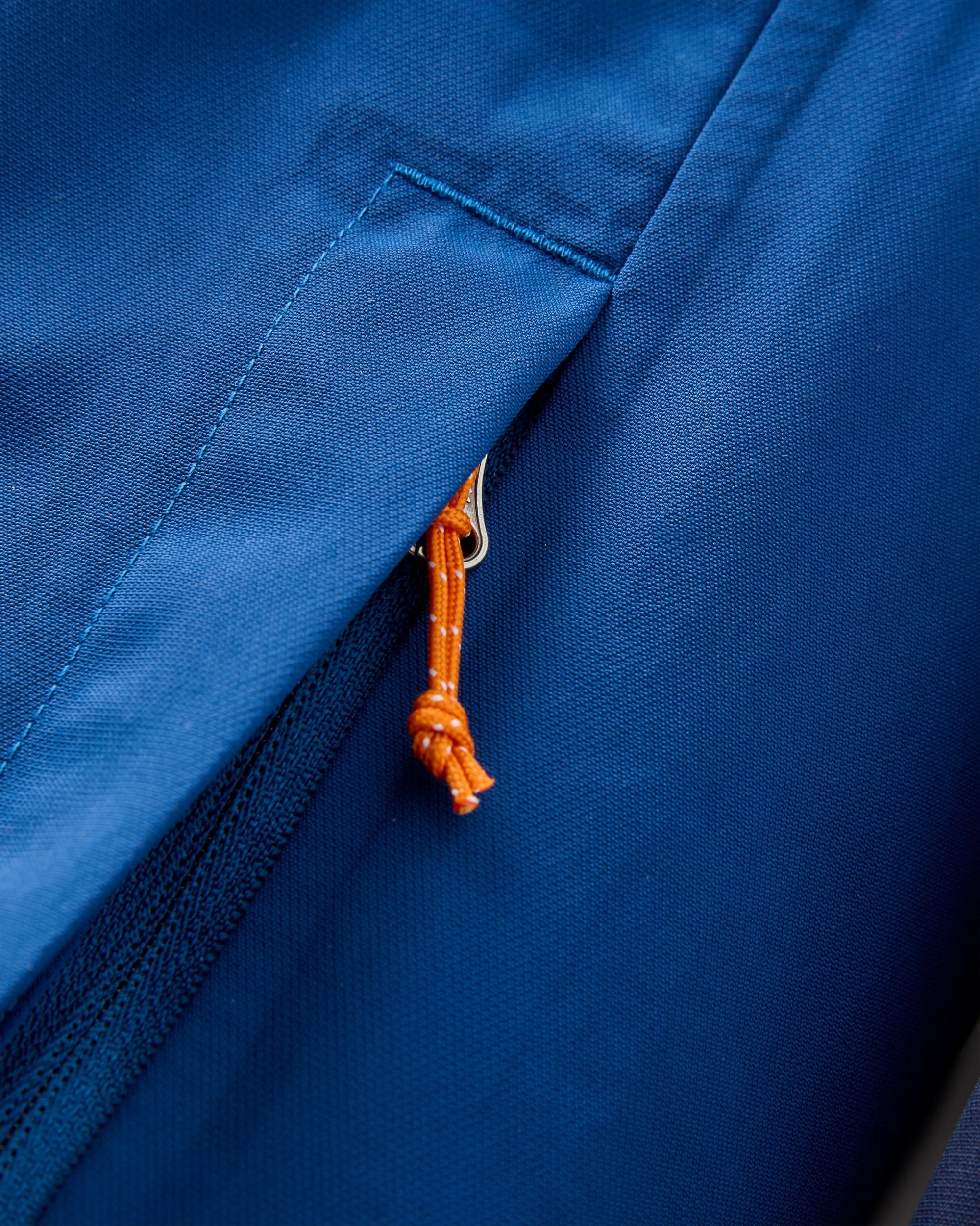 Overland Waterproof Jacket - Rich Navy/Navy Blue - Flatlay