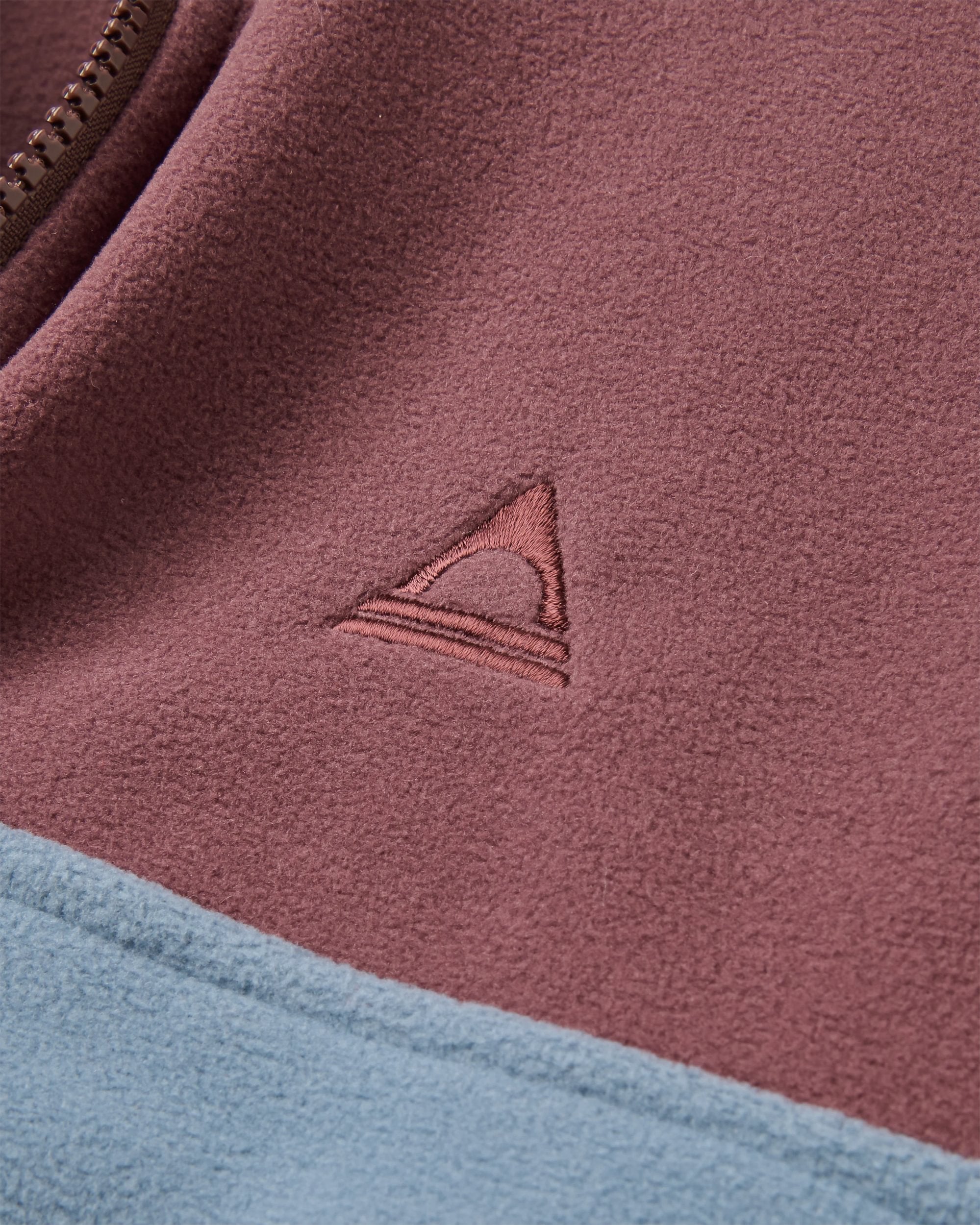 Set Off Polartec® 1/4 Zip Fleece - Brambleberry/Stormy Blue - Flatlay
